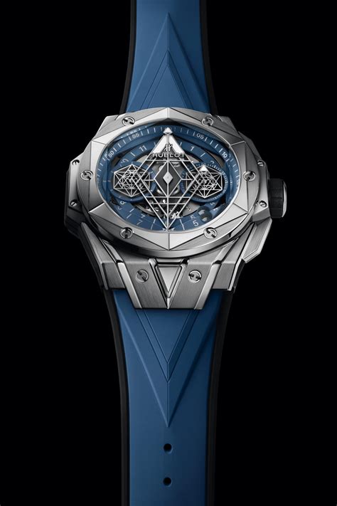 hublot big bang sang bleu 45mm|Hublot sang bleu limited edition.